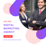 Grey minimalist digital marketing agency instagram post